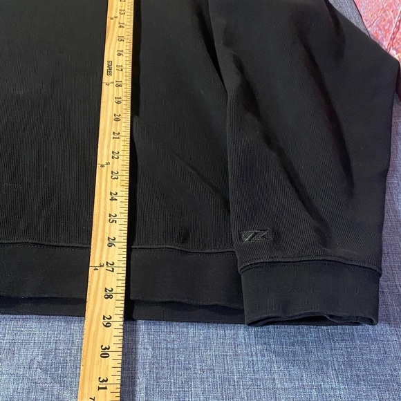 Cutter & Buck Joe Morgan Invitational V-Neck Pullover XL Black Pima Cotton Golf - Picture 8 of 11